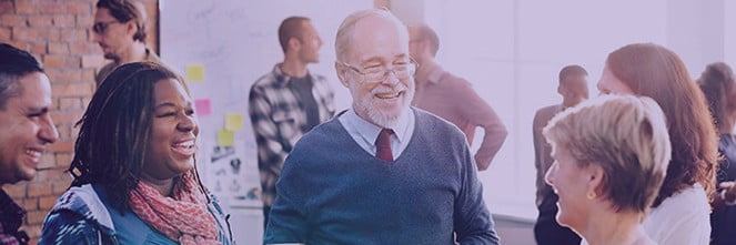 UG Images 318x106-11 colleagues laughing and smiling together