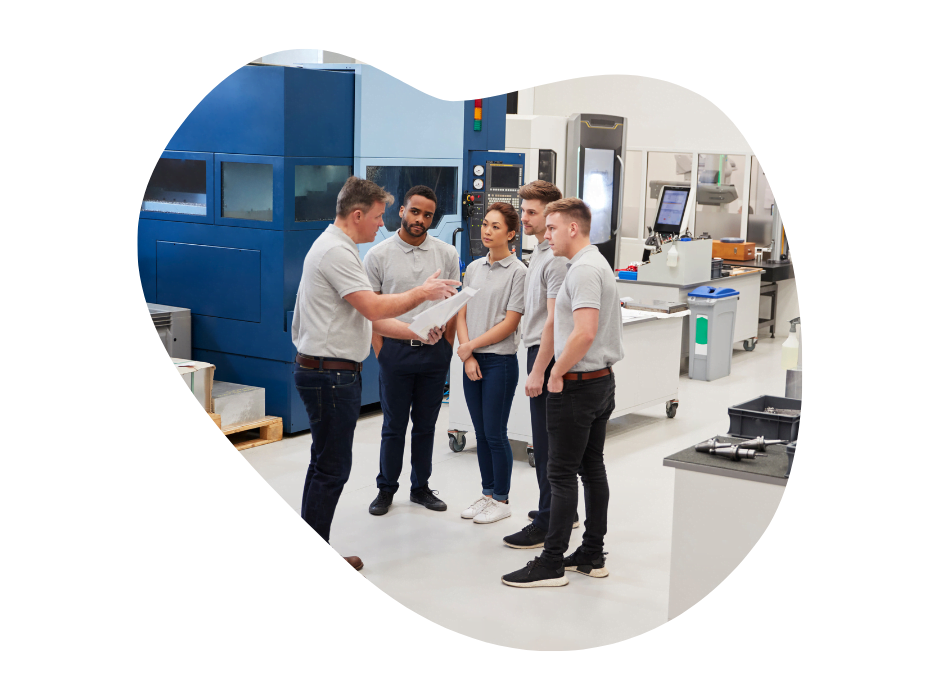 Group training based on an organization's needs