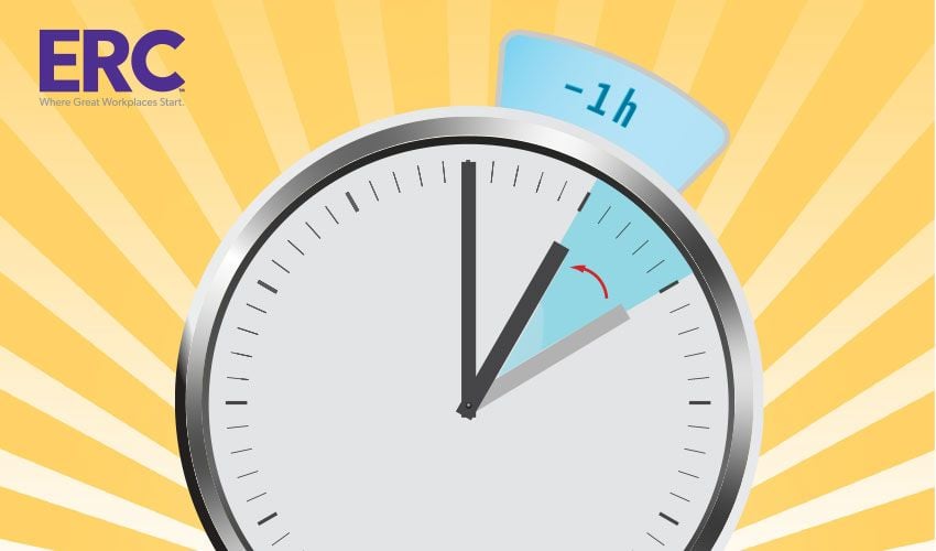 Free Printable Daylight Savings Time Change Poster November 5, 2017