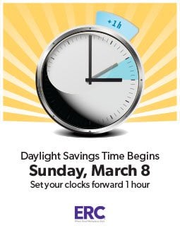 2015 Time Change Poster - March 8 2015