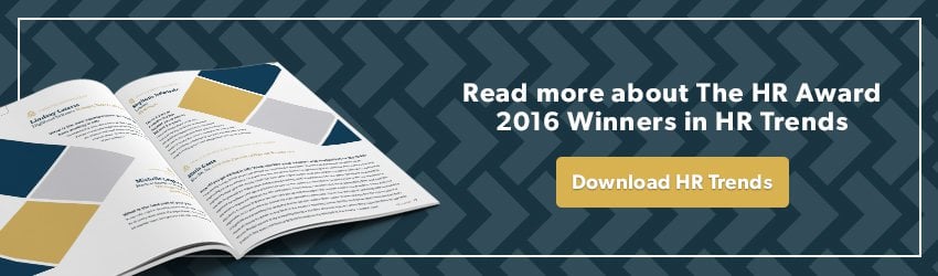 HR Trends September/October 2016 Issue featuring The HR Awards Winners