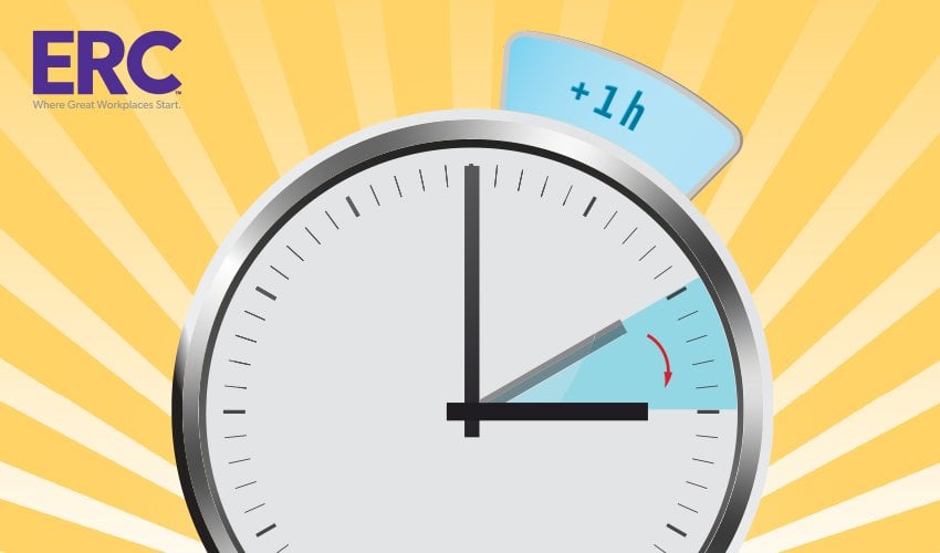 Free Printable Daylight Savings Time Change Poster: March 11, 2018