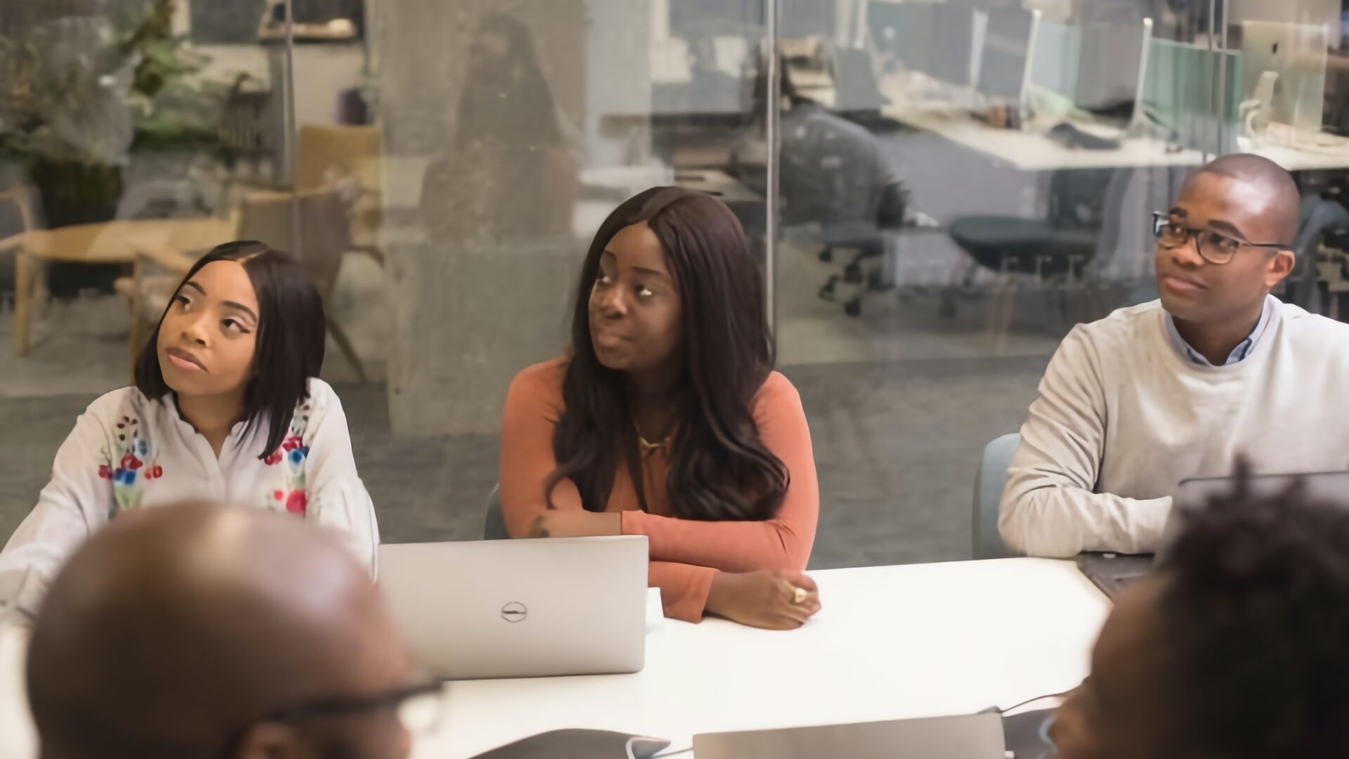 Meeting with 3 employees